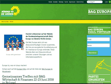 Tablet Screenshot of gruene-bag-europa.de